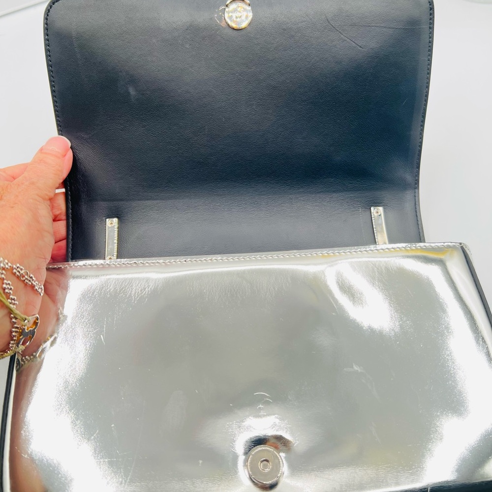Burberry Lola Metallic Silver Bag - EUC - Picture 12 of 14